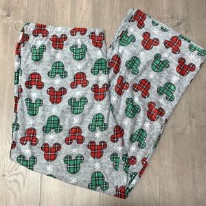Disney Men’s Mickey Mouse Feece Pajama Pants 3X Big and Tall